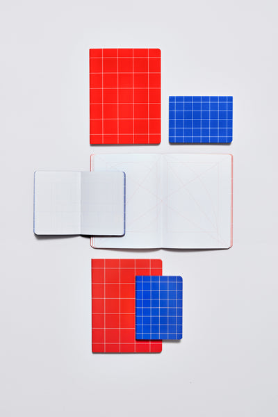 Anteckningsbok Nuuna Break the Grid Blue S