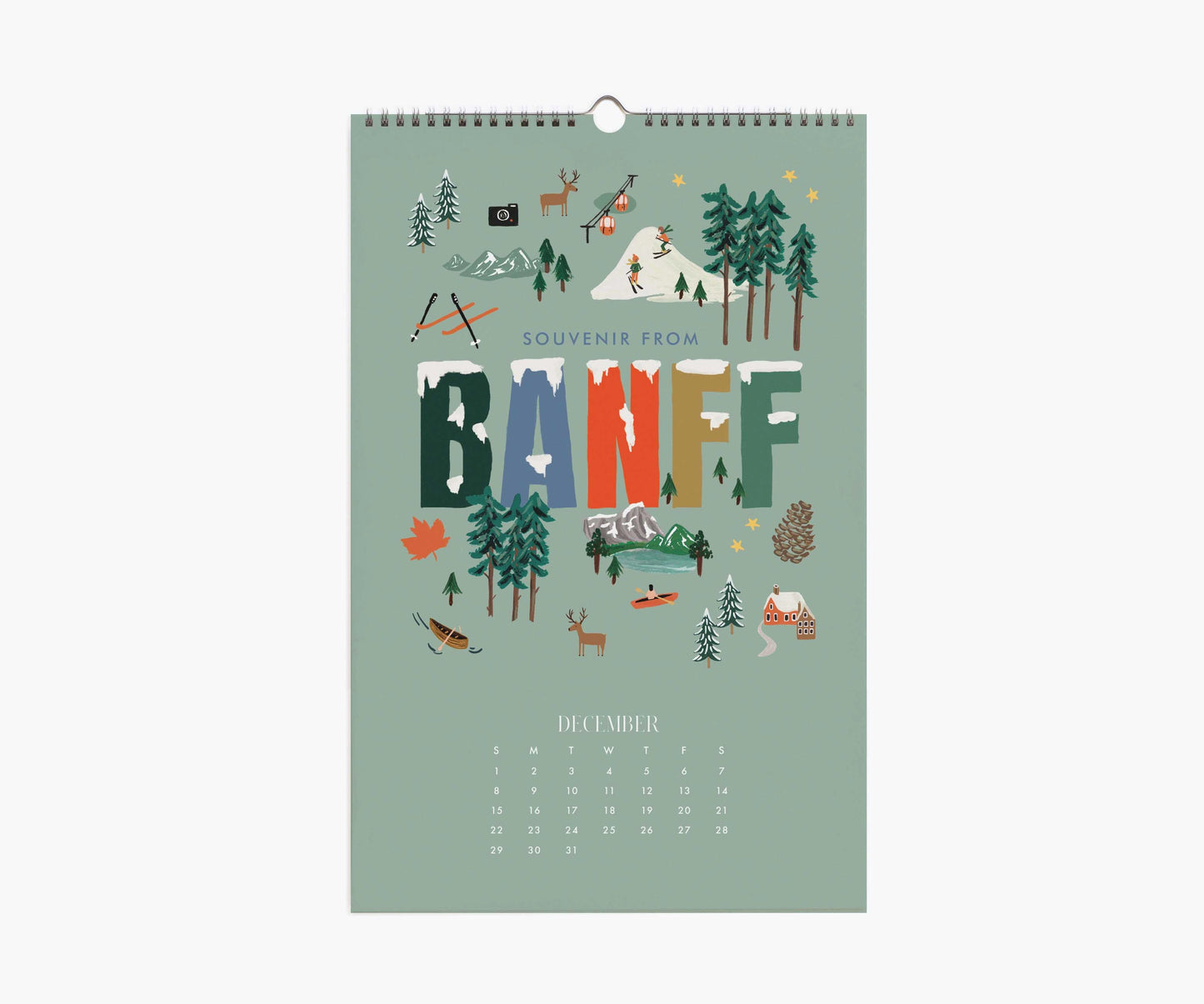 Väggkalender Greetings from Around the World 2024, Rifle Paper