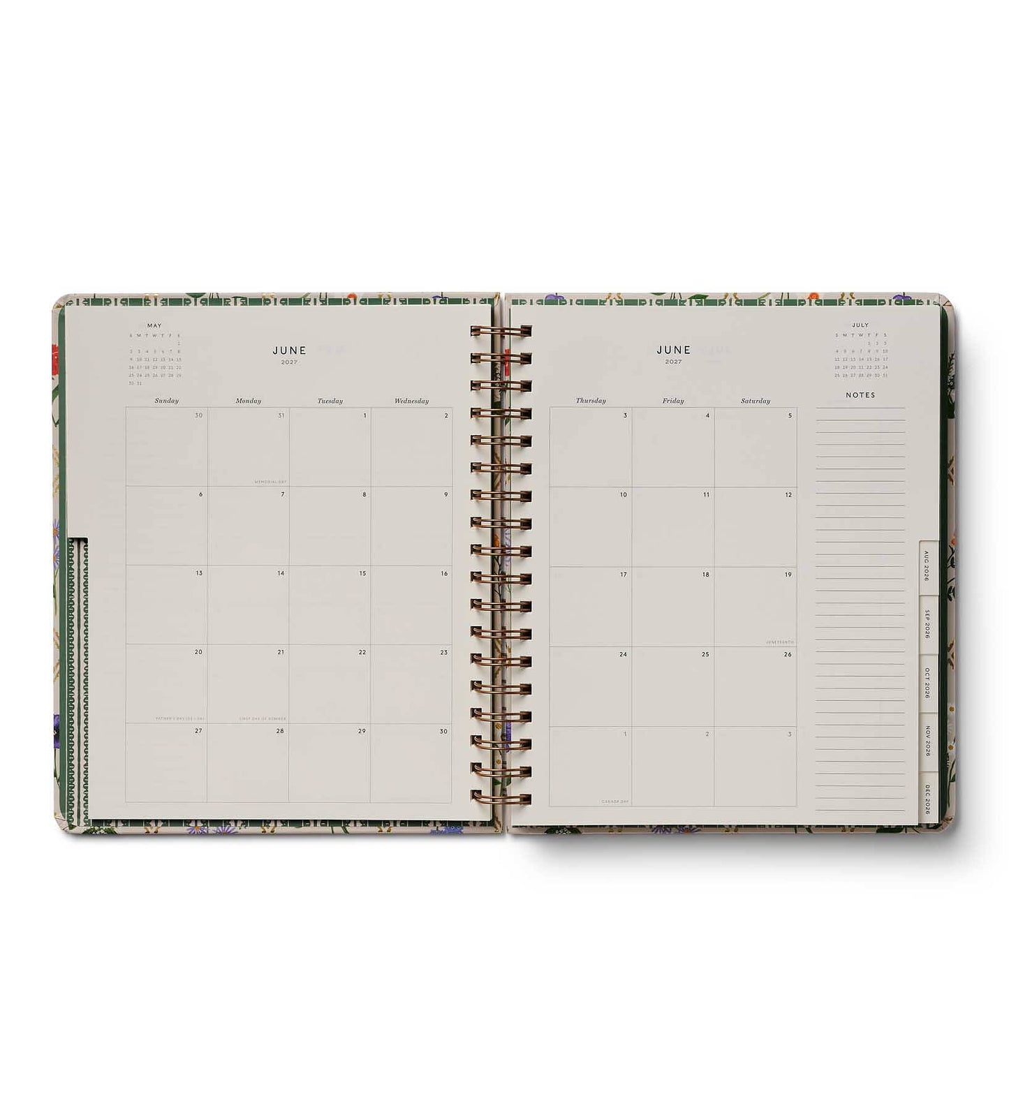 17 månaders 2026/ 2027 kalender spiralbunden hard cover, Rifle Paper