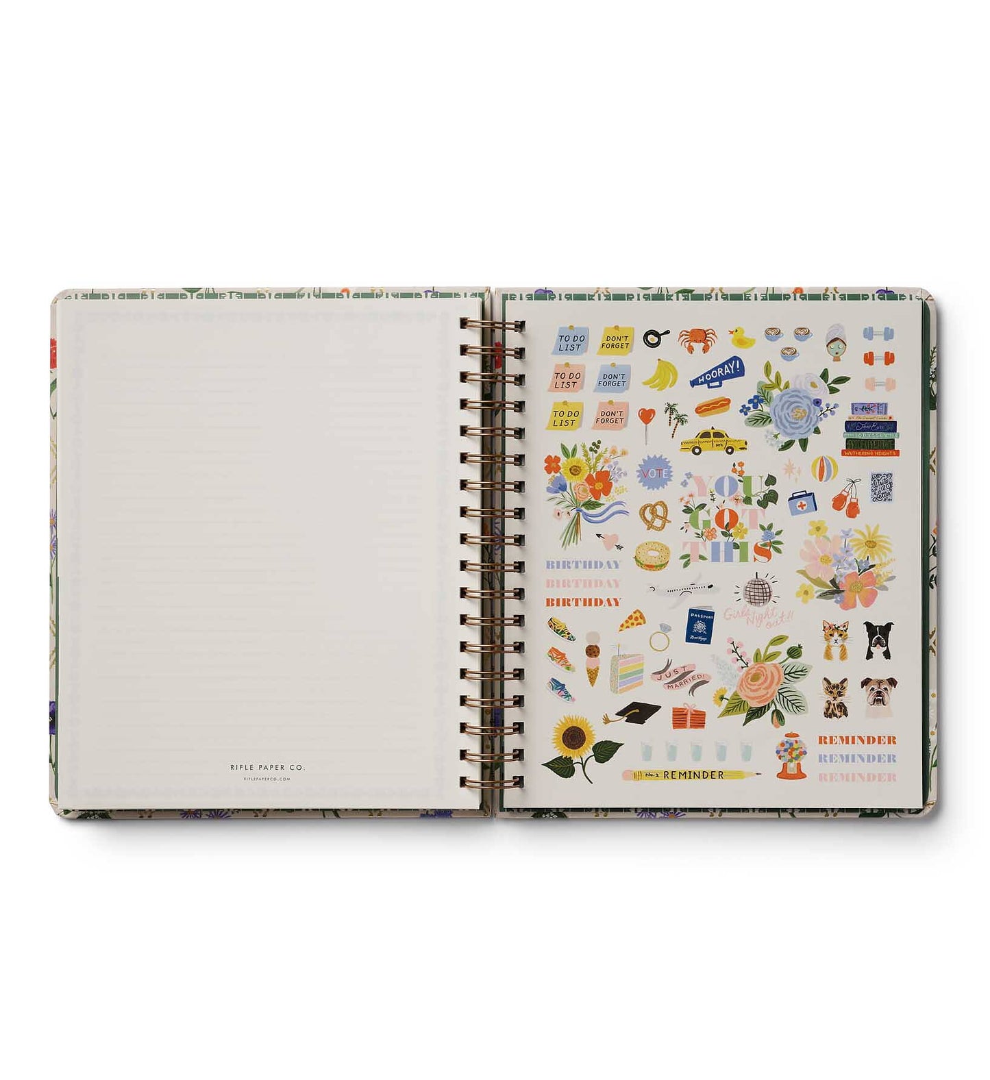 17 månaders 2026/ 2027 kalender spiralbunden hard cover, Rifle Paper