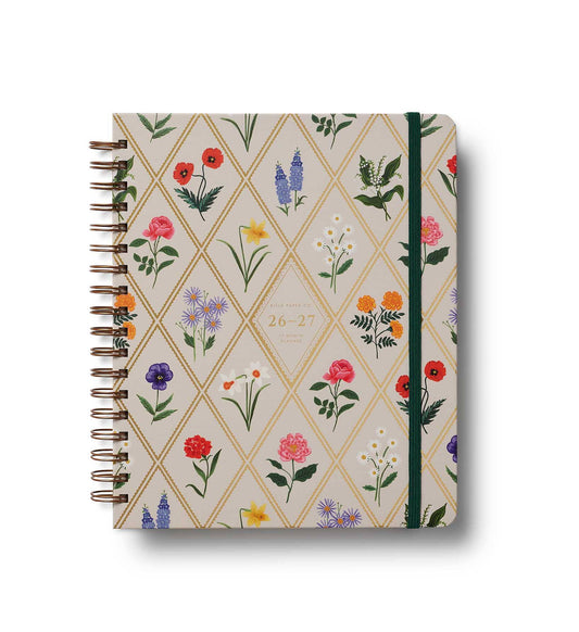 17 månaders 2026/ 2027 kalender spiralbunden hard cover, Rifle Paper