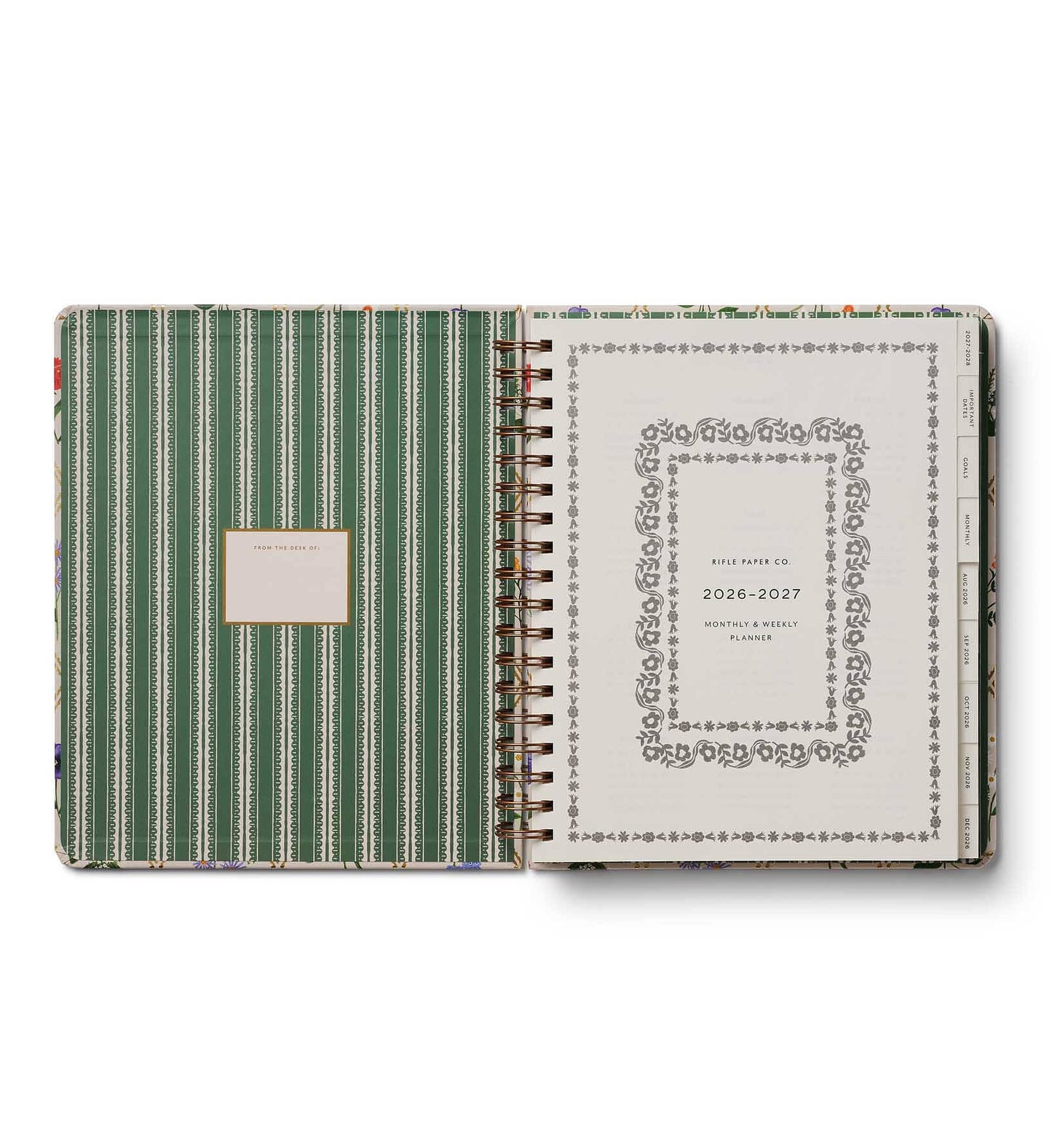 17 månaders 2026/ 2027 kalender spiralbunden hard cover, Rifle Paper