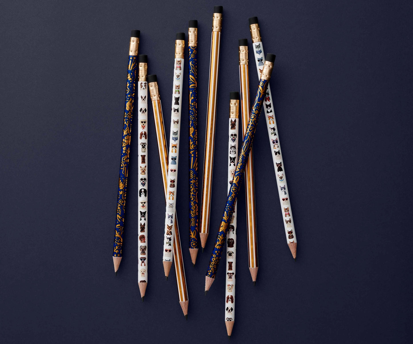 Rifle Paper Cats and Dogs, Pencil set, 12 st