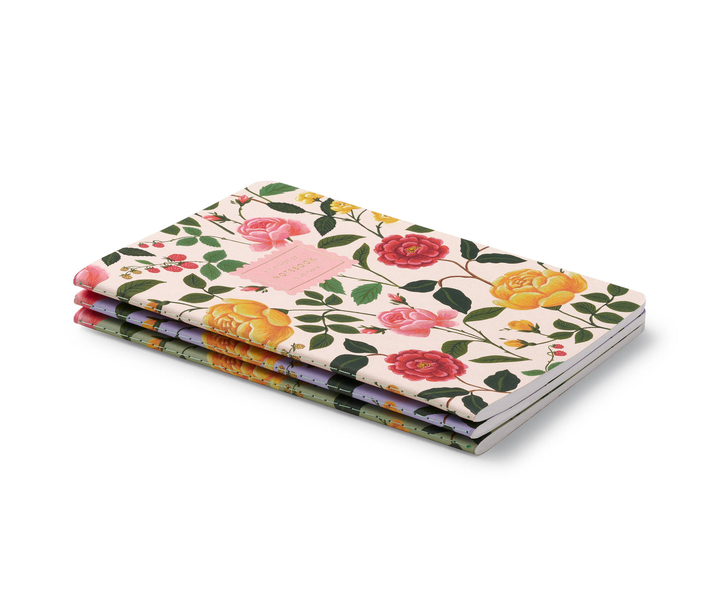 Rifle Paper Roses Sydd skrivbok 3-pack
