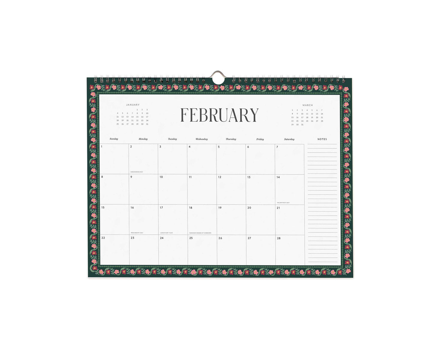 Väggkalender Appointment Wildwood 2026, Rifle Paper