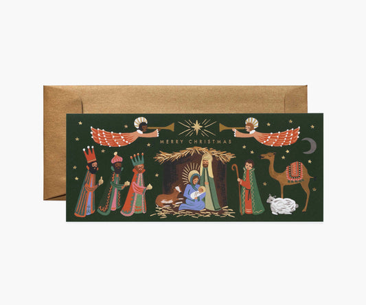 Rifle Paper Holiday Nativity julkort