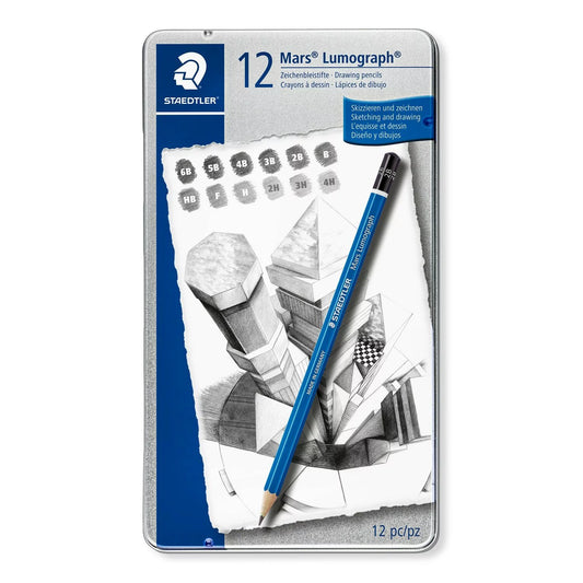 Staedtler Mars Lumograph blyertspennor 12-pack