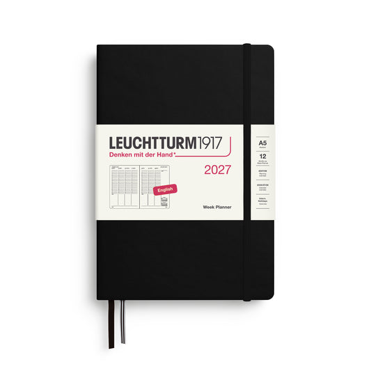 Leuchtturm kalender 2027 A5 Hard Cover Week Planner