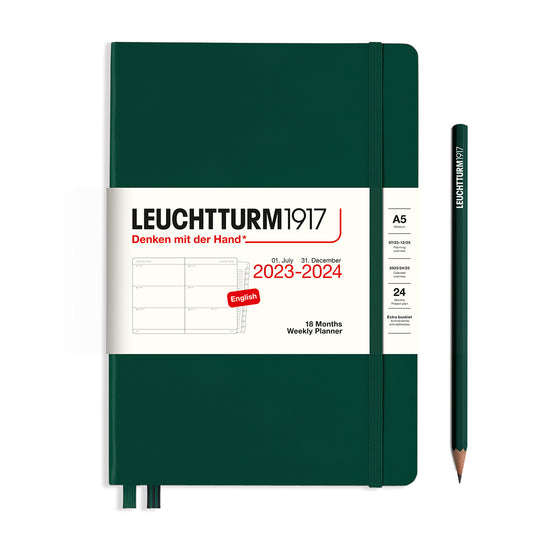 18 Månaders Weekly Planner Medium A5 Leuchtturm 1917 - Två färger