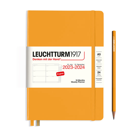 18 Månaders Weekly Planner Medium A5 Leuchtturm 1917 - Två färger