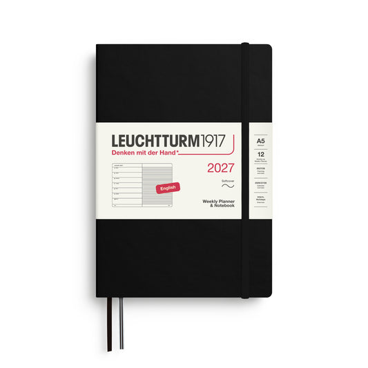 Leuchtturm kalender 2027 A5 Soft Cover Weekly Planner & Notebook