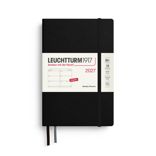 Leuchtturm kalender 2027 B6+ Hard Cover Weekly Planner