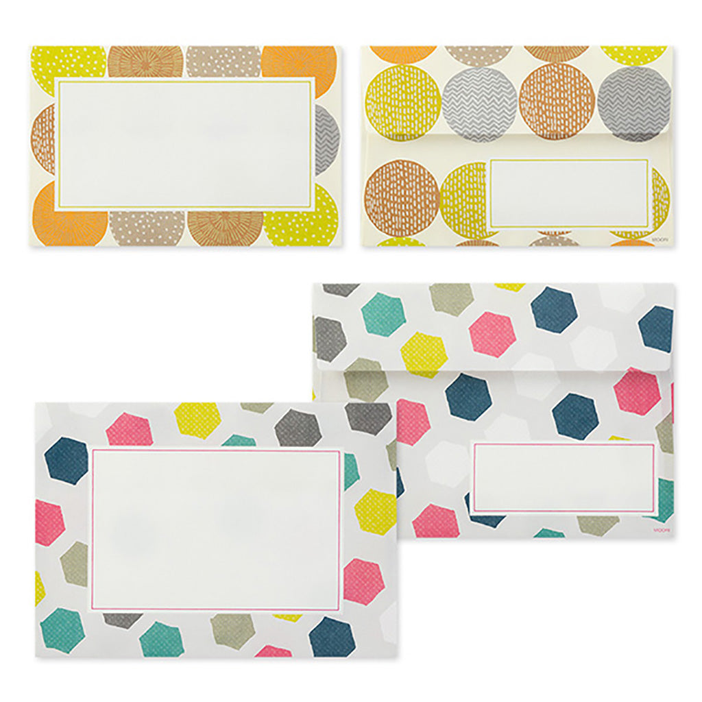 Midori brevpappersset Colourful Dots