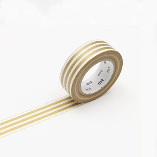 Washi Tape / MT Tape Border Gold