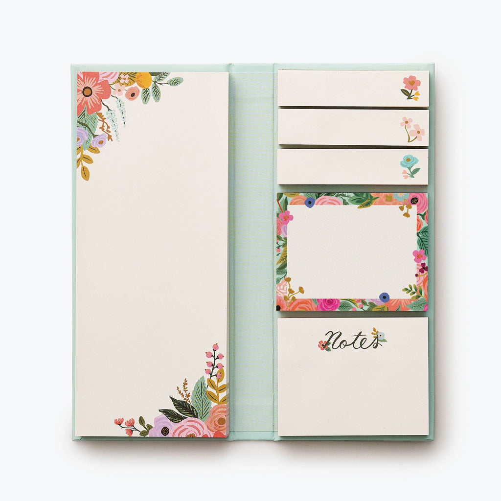 Rifle Paper Garden Party Sticky Note Folio