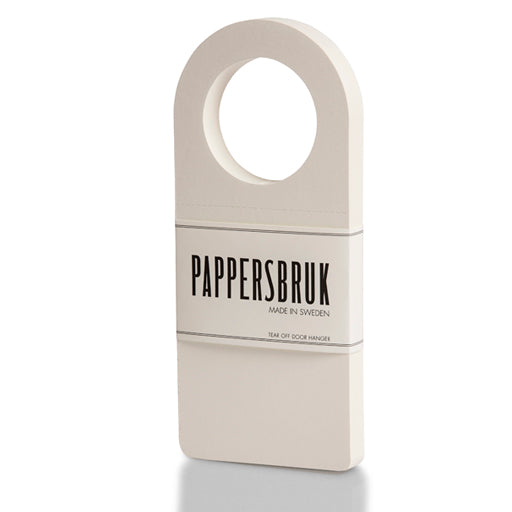 Pappersbruk DoorHanger Ivory