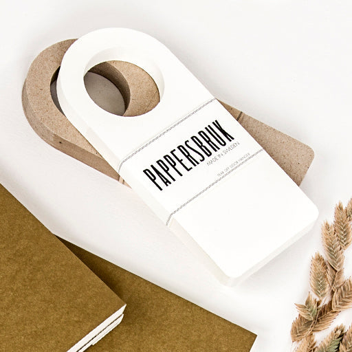 Pappersbruk DoorHanger Ivory