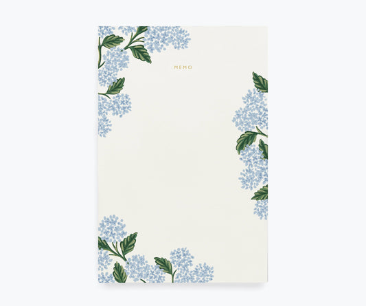 Rifle Paper Memo Pad - Hydrangea