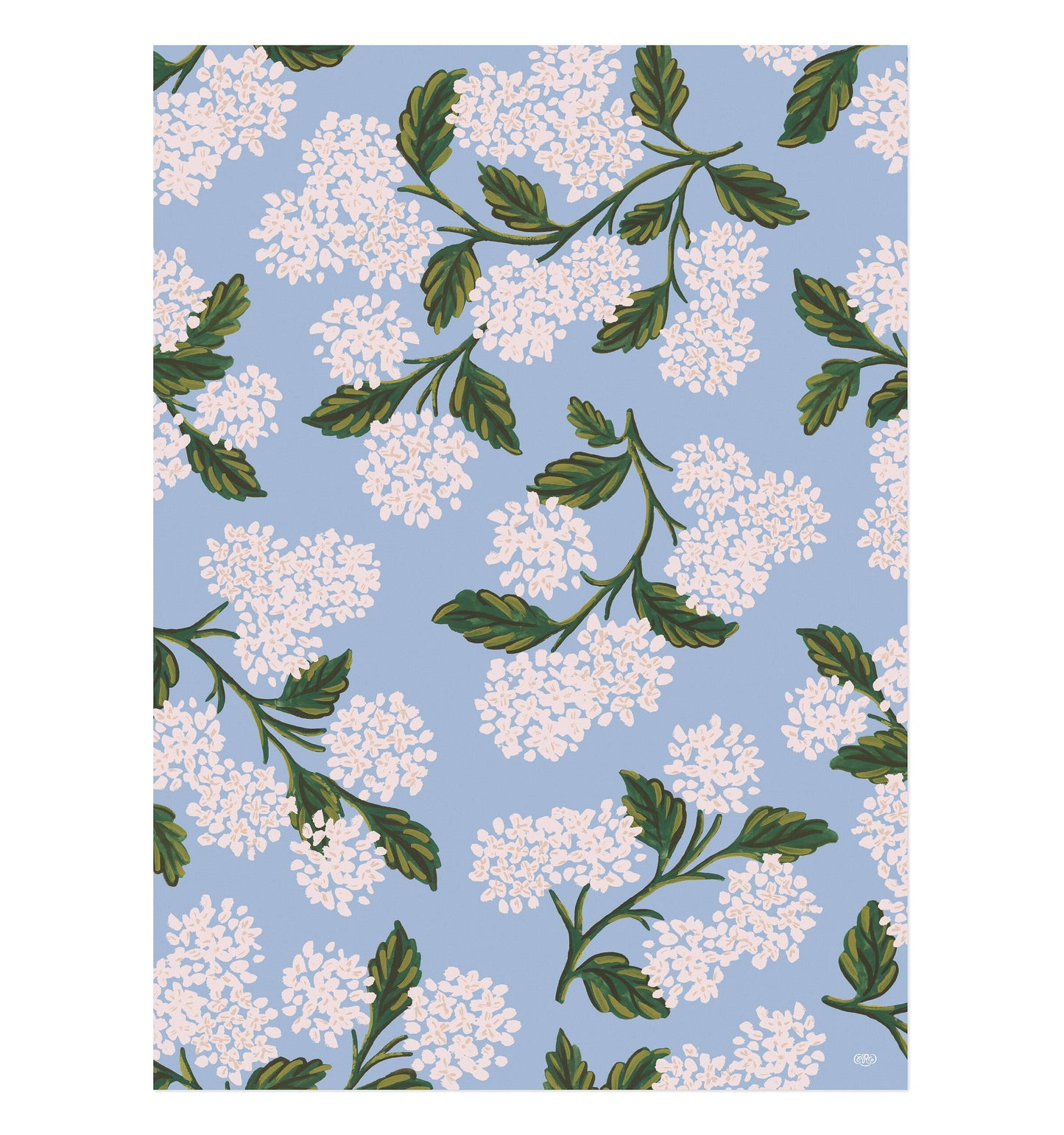 Rifle Paper Hydrangea Single sheet